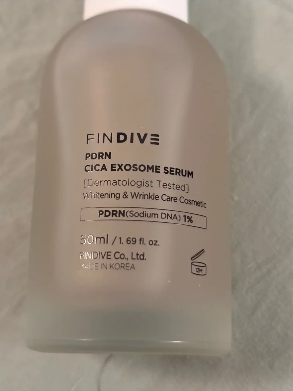 FINDIVE PDRN Cica Exosome Serum - Mint Green Bottle